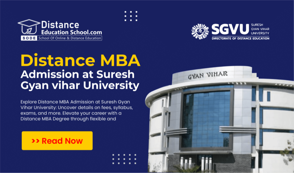 Suresh Gyan Vihar University Distance